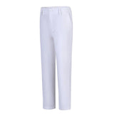 Boys Pants White Dress Suit Pants for Wedding Size 16 Kids School Uniforms Flat Front Pants for Teen Boys