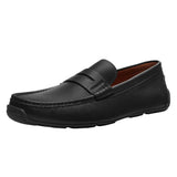 Coach Mens Luca Leather Driver Loafer Black 11