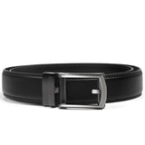 Belts for Men Ratchet Stylish Mens Belts for Work Dress Jeans Pants Shirt Leather Belt for Men with Easier Sliding Adjustable Automatic Buckle Cut To Fit - Waist: 36-42